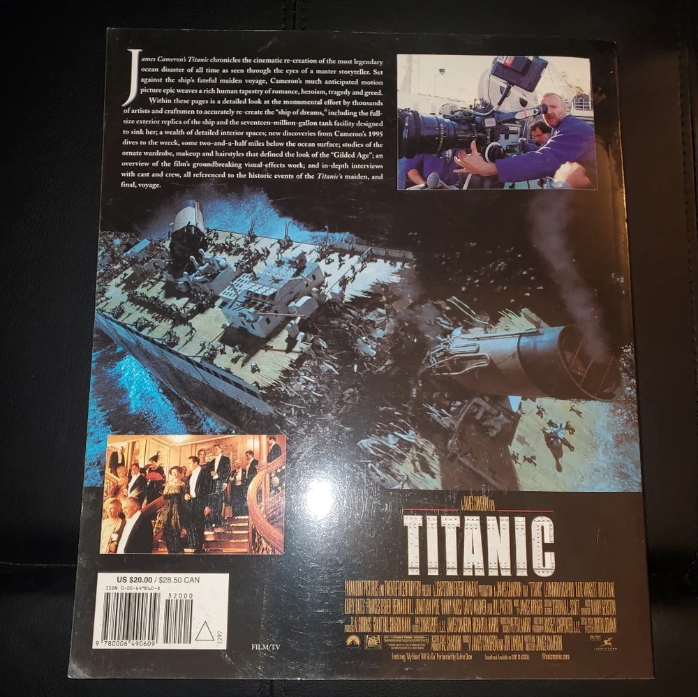 James Cameron's Titanic Softcover Book‎
